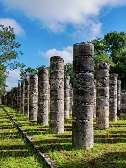 The Thousand Columns Group, Chichen Itza, Yucatan State, Mexico