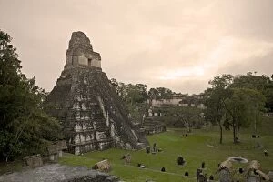 Archeological Site Gallery: Tikal Pyramid ruins (UNESCO site)