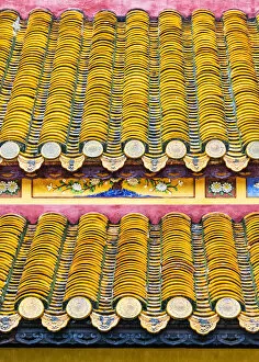 Images Dated 16th April 2019: The tile roof in the Imperial City, Hue, Vietnam