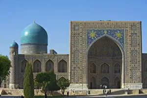 Images Dated 20th April 2015: Tilla Kari Madrassa, Registan, Samarkand, Uzbekistan