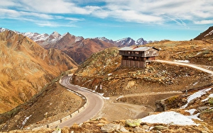 Crossing Prints: Timmelsjoch at the border between Austria and Italy