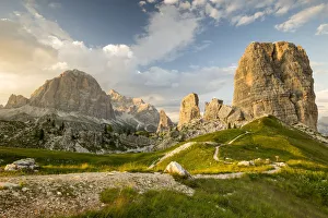 Tofane and Cinque Torri group, Cortina d Ampezzo, Belluno district, Veneto, Italy, Europe