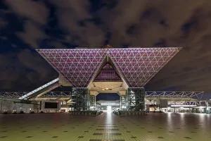Odaiba Prints: Tokyo Big Sight at Night, Ariake, Tokyo, Japan