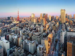 World Prints: Tokyo Tower, Minato, Tokyo, Kanto, Japan