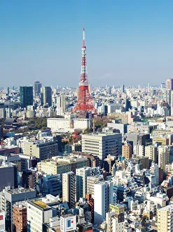 World Prints: Tokyo Tower, Minato, Tokyo, Kanto, Japan