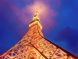 World Prints: Tokyo Tower, Minato, Tokyo, Kanto, Japan