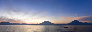 Lake Atitlan Gallery: Toliman, Atitlan and San Pedro Volcanoes