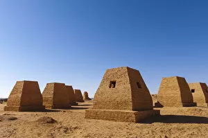 Images Dated 19th June 2020: The Tombs of Garamantes, Jarma (Germa), Fezzan, Libya