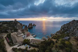 Images Dated 8th October 2021: Tonnara di Scopello, Scopello, Trapani province, Sicily, Italy