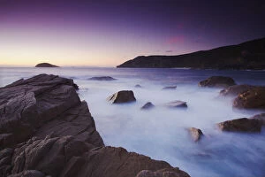 Images Dated 11th March 2011: Torndirrup National Park at sunset, Albany, Western Australia, Australia