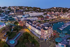 Images Dated 14th November 2019: Torquay town and marina, Torbay, Devon, England