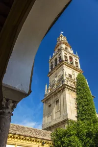 Mezquita Prints: The Torre del Alminar belfry, Mezquita Cathedral, Cordoba, Andalusia, Spain