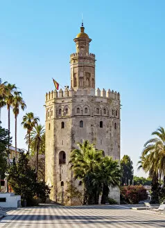 Images Dated 3rd June 2021: Torre del Oro, The Gold Tower in Seville, Andalusia, Spain