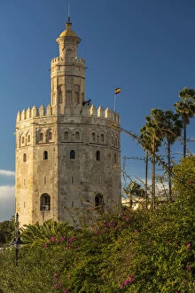 Images Dated 5th April 2016: Torre del Oro watchtower, Seville, Andalusia, Spain