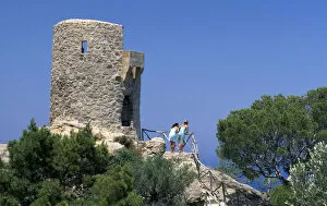 Images Dated 1st May 2009: Torre de Ses Animes, Banyalbufar, Majorca, the Balearic Islands, Spain