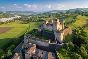 Parma Province Prints: Torrechiara Castle, Langhirano, Parma province, Emilia Romagna, Italy