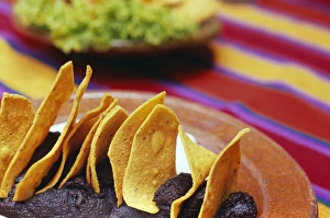 Guatemala Gallery: Tortilla Dish at the Restaurant La Fonda de la Calle Real in Antigua