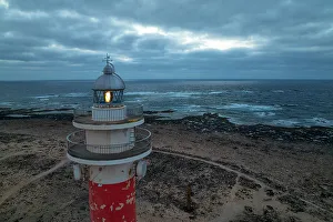 Coast Line Prints: Toston Lighthouse, Fuerteventura, Canary Island, Spain