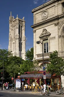 Images Dated 10th October 2008: Tour St. Jacques, Paris, France