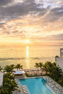 Tourist resort, Isla Mujeres, Cancun, Quintana Roo, Mexico