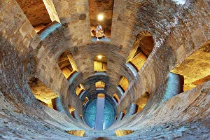 Tuff Prints: A tourist in St. Patrick's Well (Pozzo di San Patrizio)