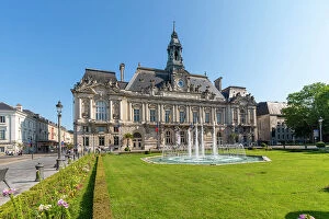 Loire Valley Collection: Tours City Hall and Place Jean Jaures, Tours, Loire Valley, France