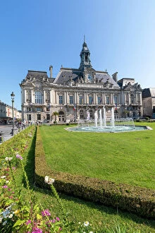 Images Dated 20th June 2023: Tours City Hall and Place Jean Jaures, Tours, Loire Valley, France