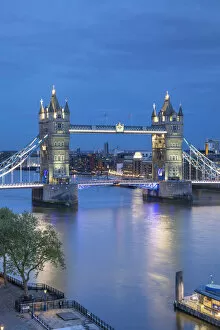 Images Dated 20th May 2021: Tower Bridge and River Thames, London, England, UK