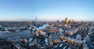 The Shard Prints: Tower Bridge, The Shard & City of London, London, England, UK