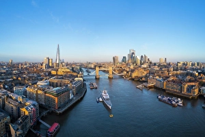 The Shard Prints: Tower Bridge, The Shard & City of London, London, England, UK