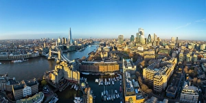 The Shard Prints: Tower Bridge, The Shard & City of London, London, England, UK