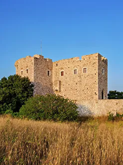 Pythagoreio Prints: Tower of the Lykourgos Logothetis Castle, Pythagoreio, Samos Island, North Aegean, Greece