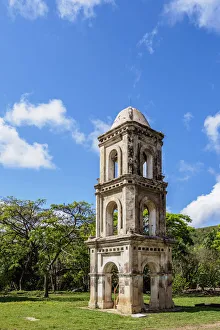 Trinidad Prints: Tower at San Isidro de los Destiladeros Estate, Valle de los Ingenios