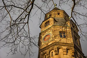 Frankfurt Prints: Tower on Schaumainkai, Frankfurt, Hesse, Germany