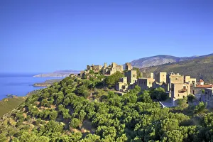 Towered Village of Vathia, Mani Peninsula, The Peloponnese, Greece, Southern Europe Towered Village of Vathia, Mani Peninsula, The Peloponnese, Greece, Southern Europe