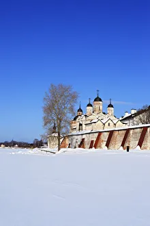 Towers of Kirillo-Belozersky Monastery, Kirillov, Vologda region, Russia