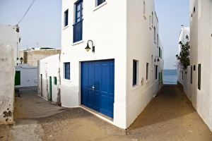 Life Style Prints: Town of Famara in the north part of Lanzarote Island