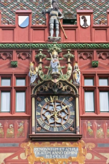 Clock Prints: Town Hall, Basel