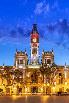 Town Hall building, Plaza del Ayuntamiento square, Valencia, Comunidad Valenciana, Spain