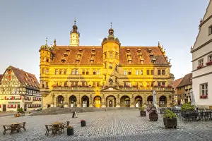 Town Hall, Market square, Rothenburg ob der Tauber, Germany