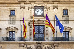 Palma De Majorca Prints: Town hall of Palma de Mallorca, Mallorca, Spain