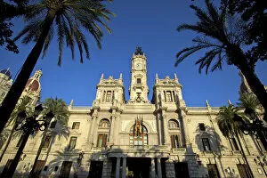 Images Dated 21st March 2011: Town Hall, Plaza del Ayuntamiento, Valencia, Spain