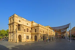 Plaza De San Francisco Prints: Town hall, Plaza de San Francisco, Sevilla, Andalusia, Spain
