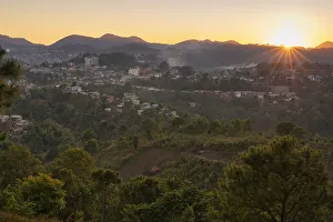 Town of Kalaw at sunset, Kalaw, Kalaw Township, Taunggyi District, Shan State, Myanmar Town of Kalaw at sunset, Kalaw, Kalaw Township, Taunggyi District, Shan State, Myanmar