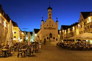 Images Dated 18th March 2011: Townhall in Kempten, Allgaeu, Bavaria, Germany