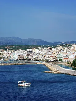 Sea Of Crete Prints: Townscape of Sitia, Lasithi Region, Crete, Greece