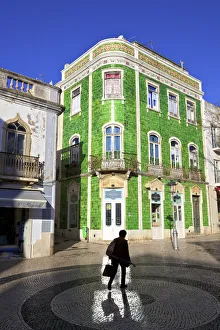 1 Person Prints: Traditional Architecture in Historic Lagos, Lagos, Western Algarve, Algarve, Portugal