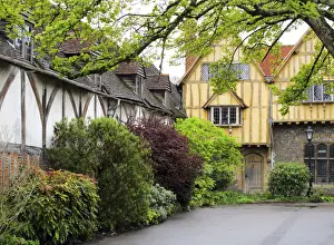 Traditional architecture in Winchester, Hampshire, UK