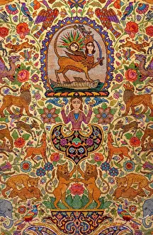 Exhibition Prints: Traditional Azerbaijani Carpet in Heydar Aliyev Center, Baku, Azerbaijan