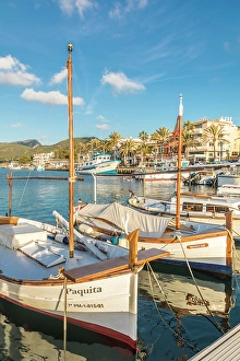 South Prints: Traditional boats (llauets) in the harbor of Port d`Andratx